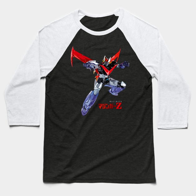 Mazinger-Z Baseball T-Shirt by JORDYGRAPH